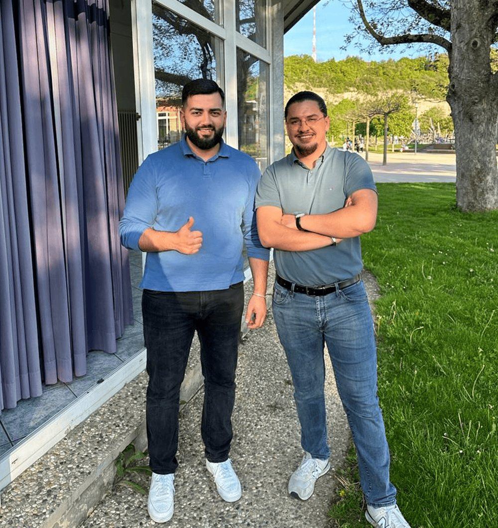 Ali und Mehmet, die Gründer von BFM, in Mühlacker